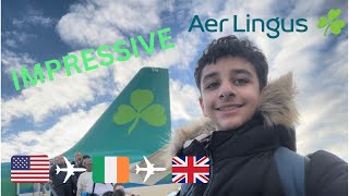 Aer Lingus IMPRESSIVE Economy Class  Full Flight Review  A330 amp A320 [upl. by Townie]