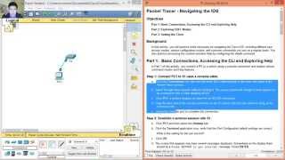 2146 Packet Tracer  Navigating the IOS [upl. by Ecyla]