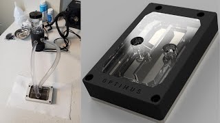 Optimus Absolute Threadripper 3 CPU Water Block Leak Testing [upl. by Relyk]