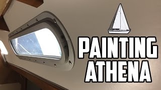 Sail Life  Paint job first new portlight and Refleks stove  DIY sailboat refit update [upl. by Arreyt]