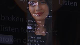 Broken Angel lyrics lyrics3dlyrics foryou highlight nusratjerindreamsync dreamsync fyp [upl. by Teresita225]