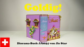 JIE STAR  JJ9054  Aladdin und die Wunderlampe  DioramaDisplayBuch  Goldenes Review [upl. by Enyahs]