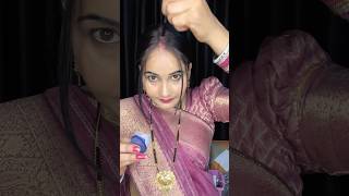 Waterproof sindoor hack hacks makeup beautytips beauty hack youtubeshorts trending [upl. by Sheedy116]