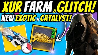 New XUR EXOTIC FARM amp Loot GLITCH Do ASAP FREE CATALYST Xurfboard SKIMMER Armor Oct 18 Destiny 2 [upl. by Lahsiv702]