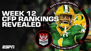 Week 12 College Football Playoff Rankings REVEALED 👀  ESPN College Football [upl. by Llerrat]