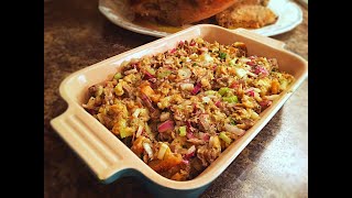 Old Fashioned Stuffing with Giblets Recipe 🦃  Episode 77 [upl. by Dolf732]