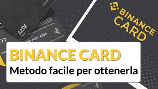 Come RICHIEDERE e AVERE SUBITO la CARTA BINANCE [upl. by Akela]