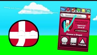 testing out custom codes for CBWRP countryball world part 2 [upl. by Ingeborg]