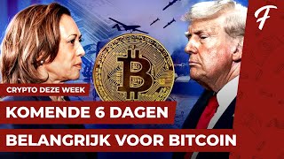 KOMENDE 6 DAGEN BELANGRIJK VOOR BITCOIN  CRYPTO DEZE WEEK 192 [upl. by Anail]