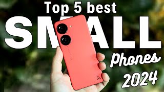 Top 5  Best Small Smartphones 2024 [upl. by Nnovahs]