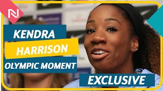 KENDRA HARRISON TALKS ABOUT USAIN BOLT AND HER FAVOURITE OLYMPIC MOMENT [upl. by Pavia]