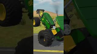 New holland vs Johndhree ka stunt heavy driver of John deere johndeere [upl. by Yelsnia192]