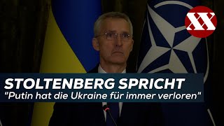 Stoltenberg „Putin hat die Ukraine für immer verloren“ [upl. by Eimiaj]