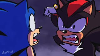 GRIT THOSE TEETHSonic Vs Shadow Animation Dub [upl. by Aimik]