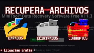 Como RECUPERAR archivos BORRADOS o DAÑADOS en tu PC  FÁCIL [upl. by Nathanoj]