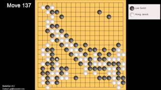 BadukGen 02  Lee Sedol vs Hong Jansik quotThe ladder gamequot 20030423 [upl. by Renard490]