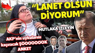 KAĞITHANE KESİNTİSİZ SAYAÇLI ANKET AKPNİN RÜYALARINA GİRECEK SOKAK RÖPORTAJI I SEÇİM 2024 [upl. by Aihsoem]