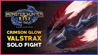 Monster Hunter Rise  Crimson Glow Valstrax fight [upl. by Daffy]