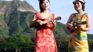 KAIMANA HILA  まいxなお Ukulele [upl. by Platon20]