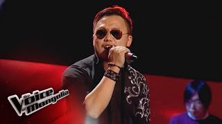 BayarjargalTs  quotWay down we goquot  Blind Audition  The Voice of Mongolia 2018 [upl. by Nosirrah487]