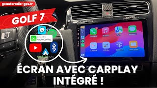 Golf 7 installation dun autoradio Android avec CarPlay et Android auto sans fil [upl. by Kingsbury488]