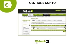 Conto Webank  Come fare un bonifico gratuito [upl. by Eiram870]