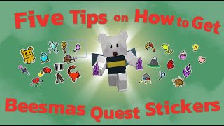 How to get the Beesmas Stickers BSS Trading Discord [upl. by Dowd]