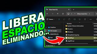 COMO LIBERAR ESPACIO EN DISCO LOCAL C  ELIMINAR hiberfilsys  Windows 11 y 10 [upl. by Ymij]