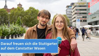 Darauf freuen sich die Stuttgarter auf dem Cannstatter Wasen  STUGGITV [upl. by Etnuhs]