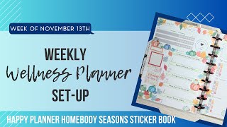 Plan With Me Weekly Wellness Planner Setup [upl. by Diann]