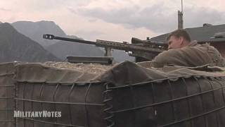 Hunting for Taliban  Barrett M107 50 BMG Rifle amp Mk211 RAUFOSS [upl. by Thomey]