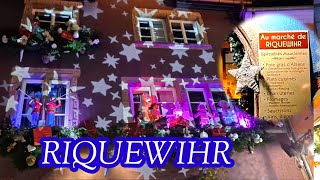 Marché de Noël de Riquewihr Decembre 2021En hiver aussi jolie que lété [upl. by Sakiv]