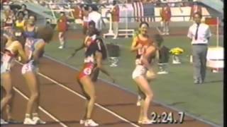 1988 Olympics  Womens 4x400 Meter Relay [upl. by Halyak]