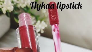 Nykaa lipstick 😍 shade boss babe skincare viralshort makeup lipstick nykaa [upl. by Yeleen]