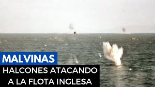 Malvinas  Halcones Atacando a la Flota Inglesa  Audio Real [upl. by Airdnaid]