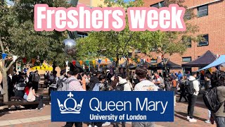 Freshers week  Day in the life of a London University Student QMUL [upl. by Pulchi]