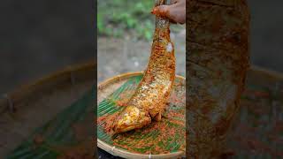 Rohu fish Grilled Over fire shorts [upl. by Noy]