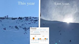 Current KIRKWOOD conditions Jan 1st 2024 STORM INCOMING [upl. by Vernor698]