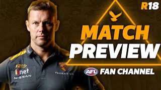 PREVIEW  HAWTHORN vs FREMANTLE  AFL ROUND 18 2024 [upl. by Hbaruas477]