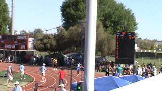 Devon Allen Sr Brophy Prep 2013 AZ Div 1Track Championship 100m Dash 1058 5112013 [upl. by Germayne]