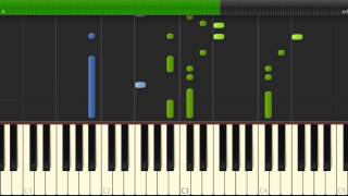 How to play quotI See Firequot  Synthesia Soundtrack from The Hobbit [upl. by Osrit]