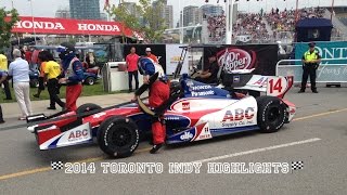 INDYCAR  2014 Toronto Indy Highlights [upl. by Esinert]