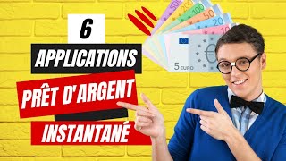 6 APPLICATIONS PRÊT DARGENT EN LIGNE INSTANTANÉ  CREDIT RAPIDE [upl. by Solrak]