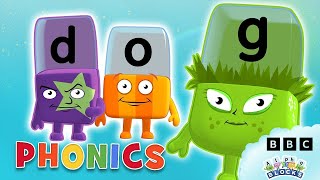 Phonics  Simple Spelling  Learn to Read  Alphablocks [upl. by Malinin]