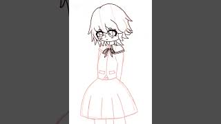 Chihiro drawing art danganronpa chihiro speedpaint chihirofujisaki [upl. by Nitaj]