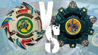 MAGNACORE BATTLE  Dragoon V vs Draciel V  Beybladebattle [upl. by Rede]