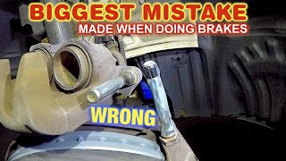 Dont make this mistake when you grease you caliper sliding pins  typical mechanic TIP [upl. by Maribelle697]