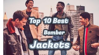 Top 10 Best Bomber Jackets for Men  Luxurious  Sky world [upl. by Kcirderf782]