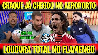 EXPL0DIU LOUCURA TOTAL COM A CHEGADA DE CAVANI NO FLAMENGO GRÊMIO X FLAMENGO [upl. by Lucina]