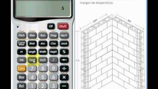 Obras de Construcción Como Cálcular la Cantidad de Ladrillos Huecos en la Construccion de una Pared [upl. by Birdella]